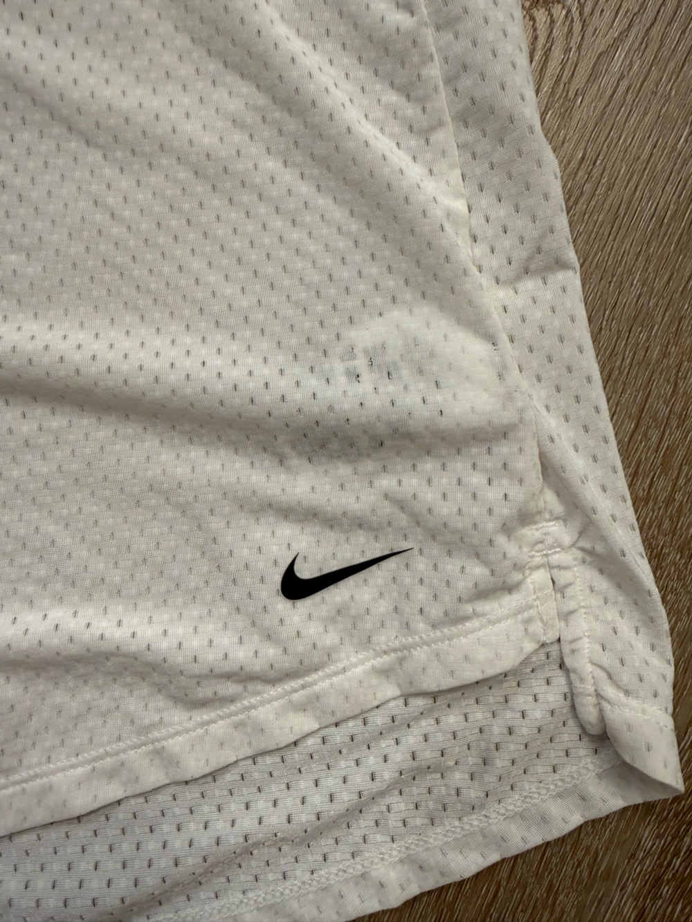 Nike White Mesh Racerback Performance Tank - Picture 4 of 4